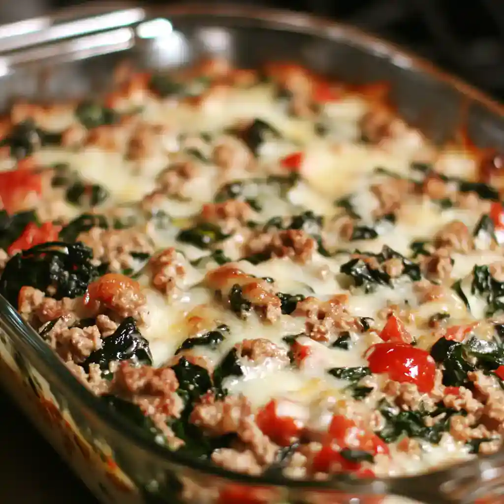 Turkey and Swiss Chard Stem Casserole