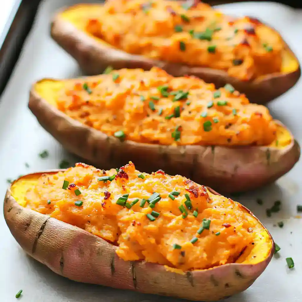 Twice Baked Sweet Potatoes
