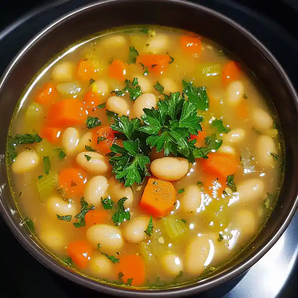 Vegetarian Cannellini Bean Soup