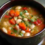 Vegetarian Great Northern Bean Soup