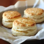 Flaky homemade breakfast biscuits with golden-brown tops, perfect for brunch or breakfast sandwiches. Soft, buttery, and delicious for breakfast or snack time.
