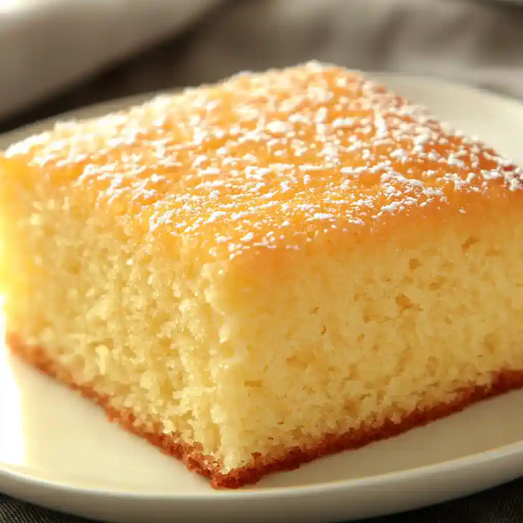 Fluffy homemade sponge cake with a golden crust and light, airy texture, perfect for baking enthusiasts and dessert lovers. Ideal for special occasions or everyday treats, easy to make from scratch.