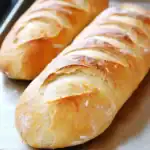 Buttery French bread loaf for sandwiches and family dinners.