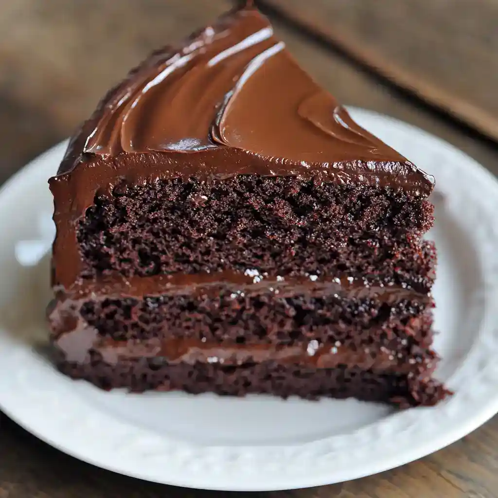 Rich, moist chocolate cake with luscious chocolate frosting, perfect for dessert or celebrations. Made with high-quality ingredients, this decadent treat is a favorite among chocolate lovers.