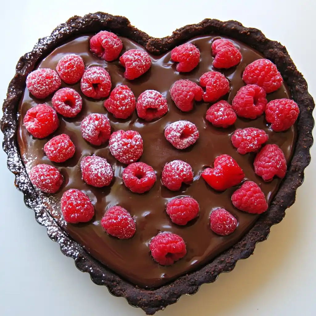 Chocolate Heart Tart