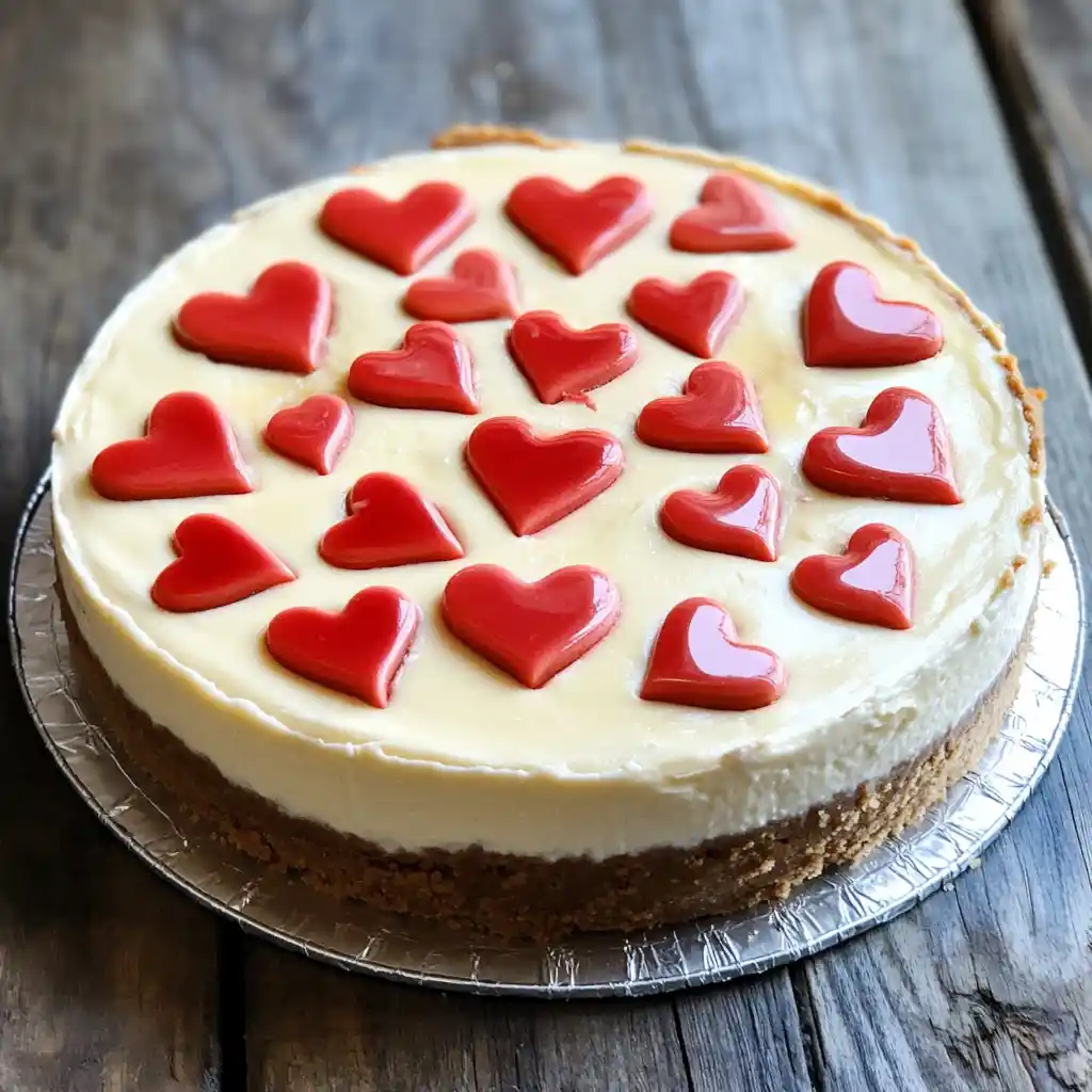 Heart Cookie Cheesecake