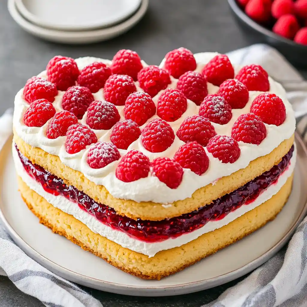 Heart Cookie Layer Cake