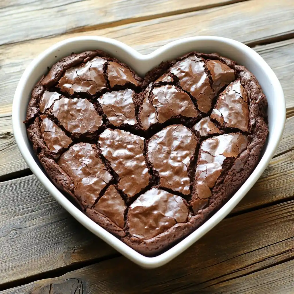 Heart Shaped Brownies