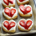 Heart Shaped Strawberry Shortcake