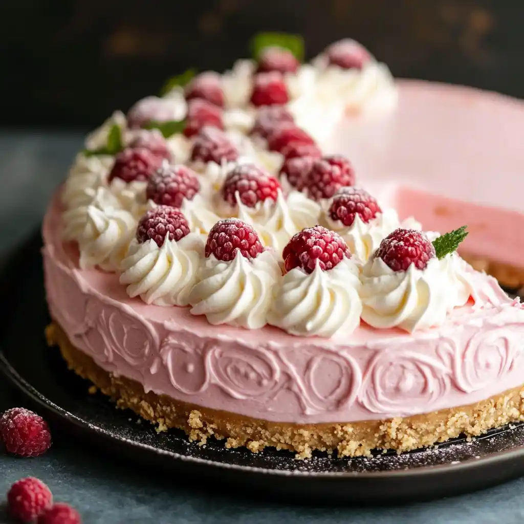 Pink Champagne Cheesecake
