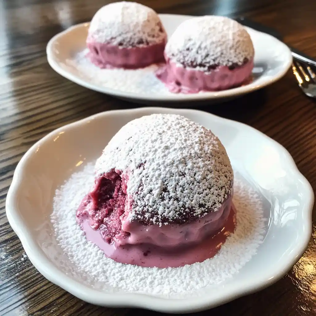 Pink Velvet Lava Cake