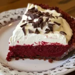 Red Velvet Cream Cheese Pie