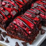 Red Velvet Lava Brownies