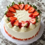 Strawberry Champagne Cake