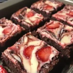 Strawberry Cheesecake Brownies