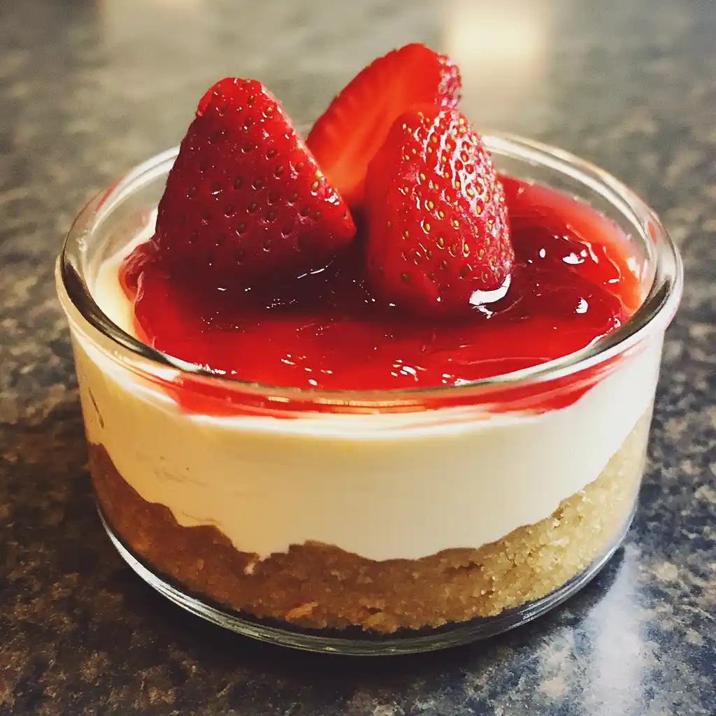 Strawberry Cheesecake for Two