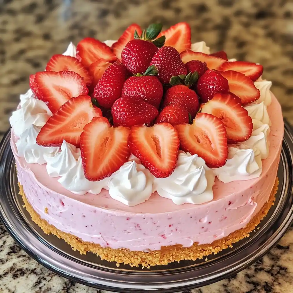 Strawberry Cheesecake Mousse Cake