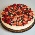 Strawberry Chocolate Chip Cheesecake
