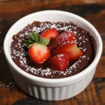 Strawberry Cream Cheese Lava Cake