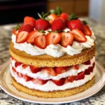 Strawberry Shortcake Layer Cake
