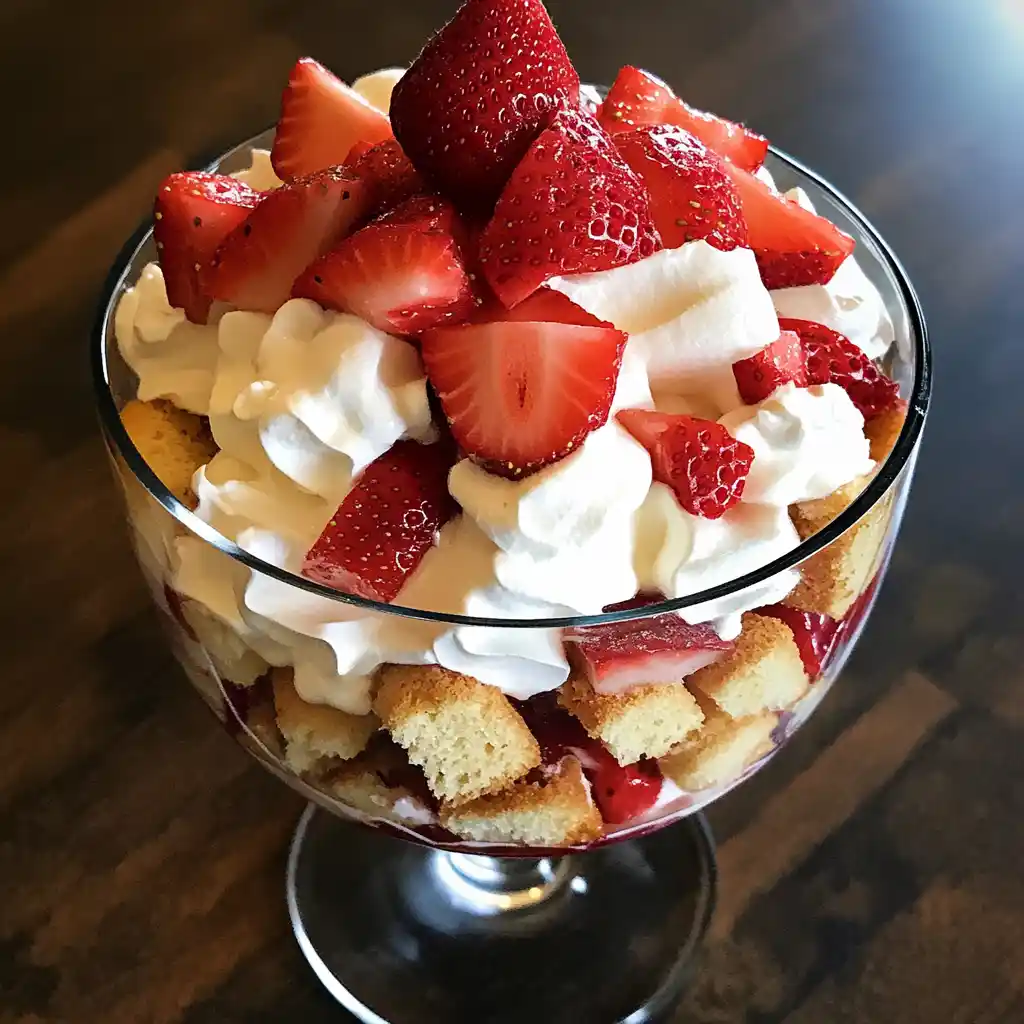 The Best Strawberry Shortcake Trifle (No-Bake Summer Showstopper!)