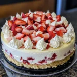 Strawberry White Chocolate Cheesecake