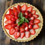 Strawberry White Chocolate Tart