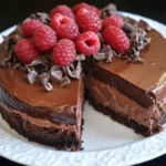 Valentine's Chocolate Mousse Cake