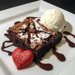 Valentine's Molten Lava Brownies