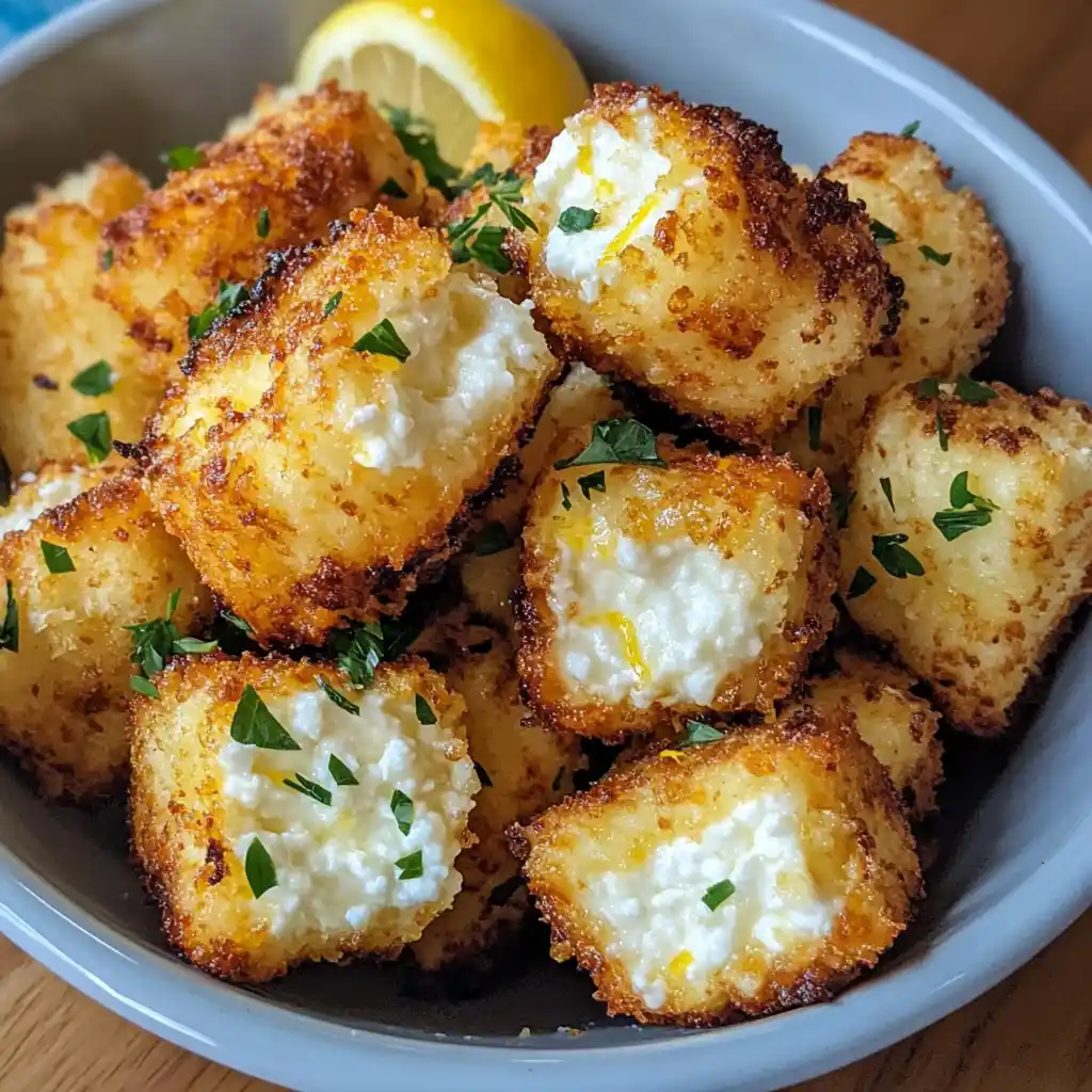 Air-Fried Lemon Cottage Cheese