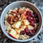 Apple Cranberry Oatmeal
