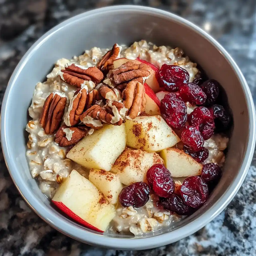 Apple Cranberry Oatmeal