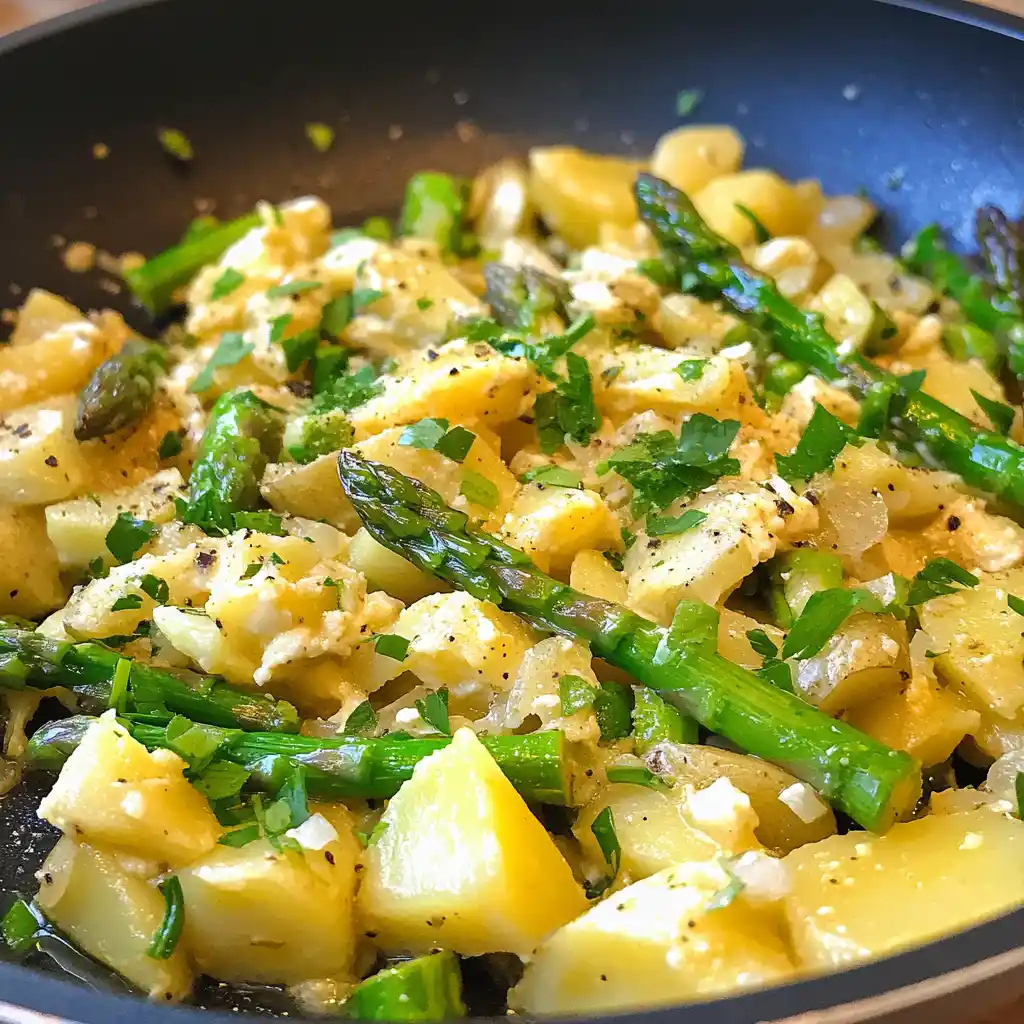 Asparagus Potato Scramble