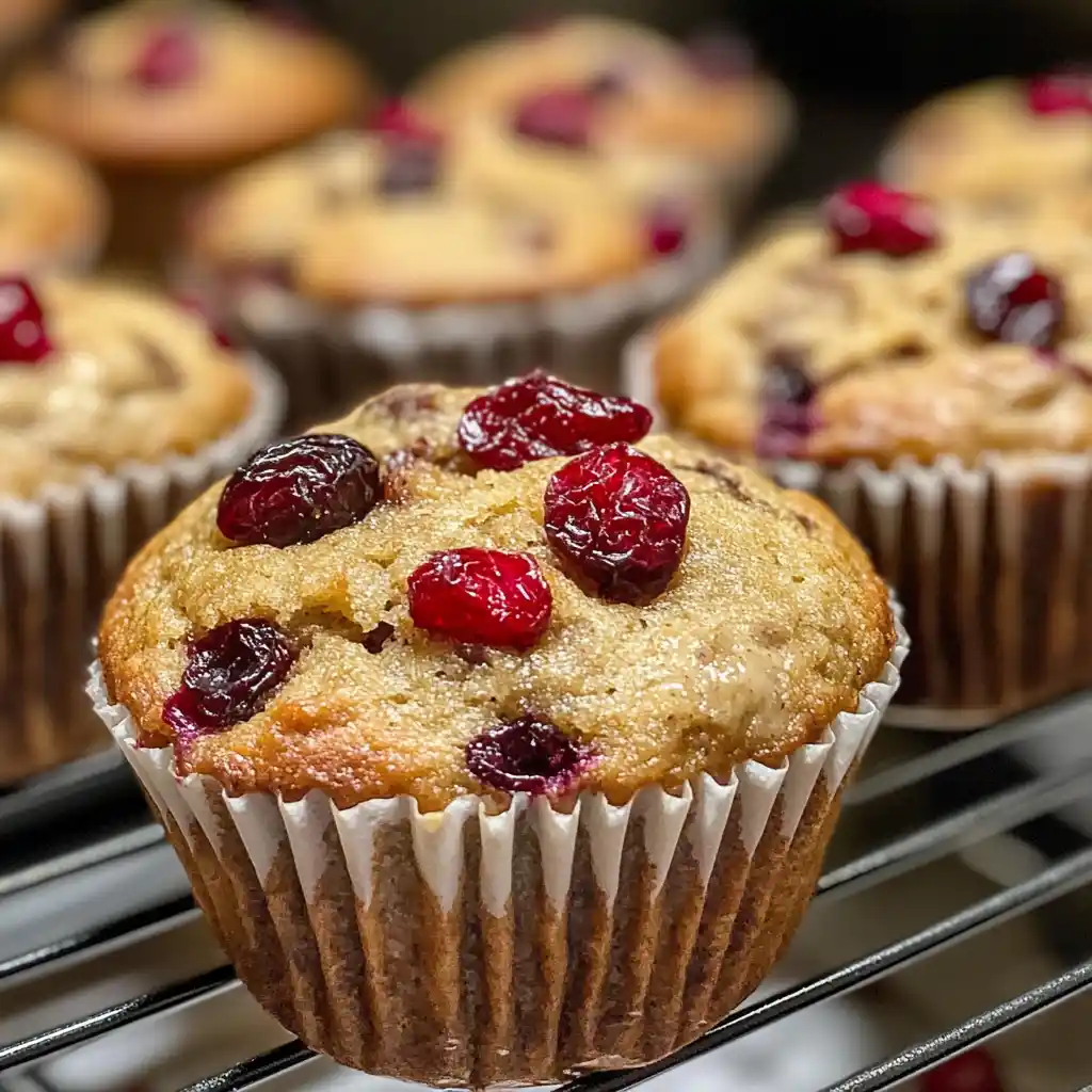 Banana Cranberry Muffins
