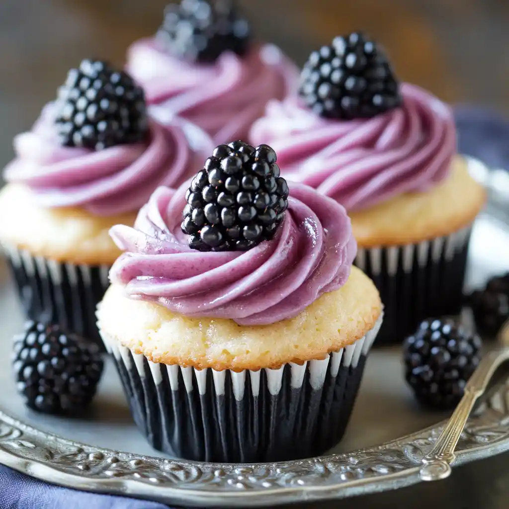 Blackberry Cupcakes