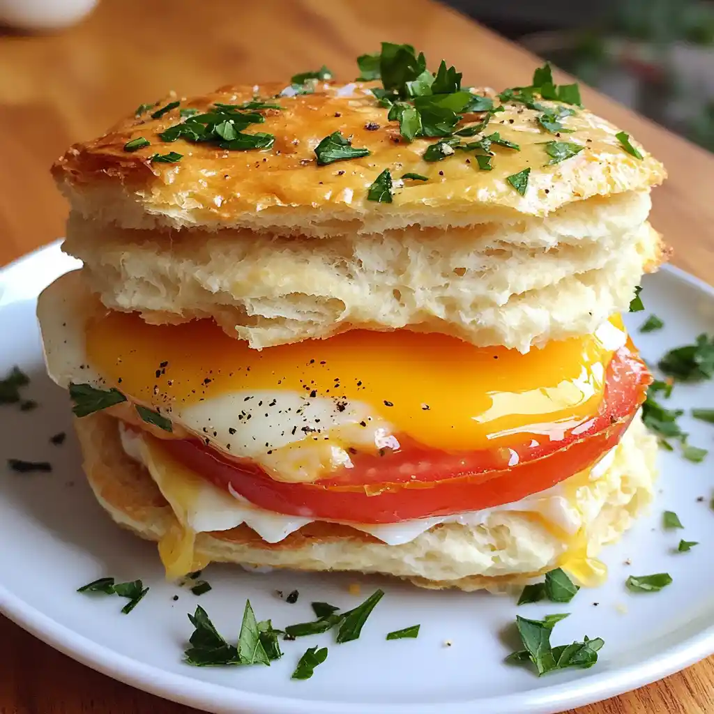 Breakfast Biscuit Sandwich