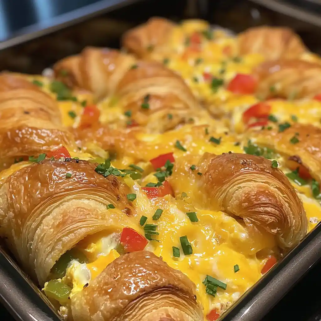 Breakfast Croissant Bake