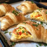Breakfast Stuffed Croissants
