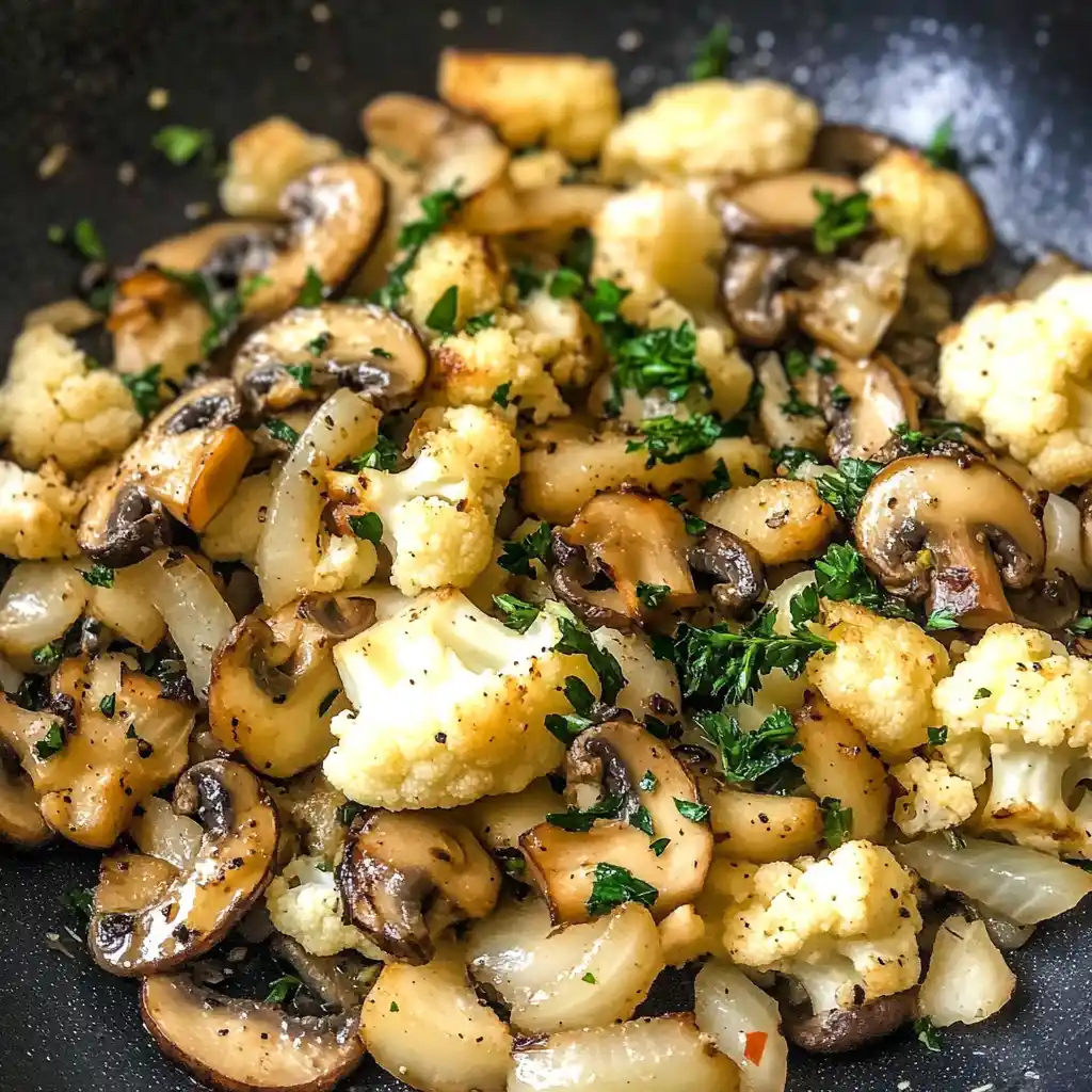 Cauliflower Mushroom Hash