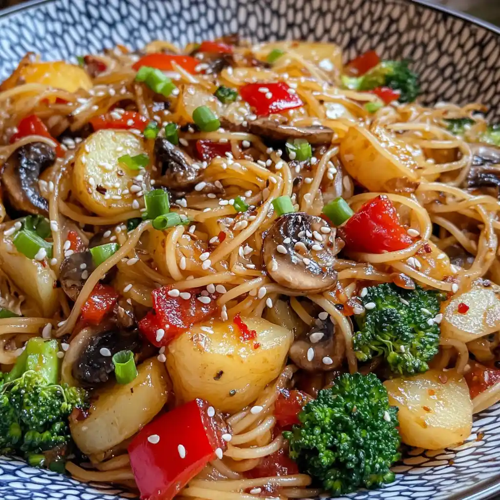 Chinese New Potatoes Pasta Bake