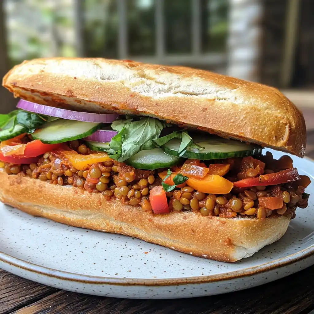 Cookout Lentils Sandwich