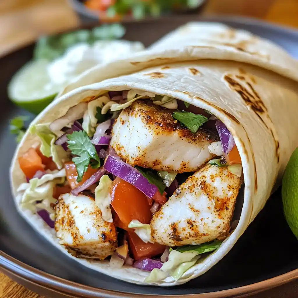 Cookout Tilapia wrap