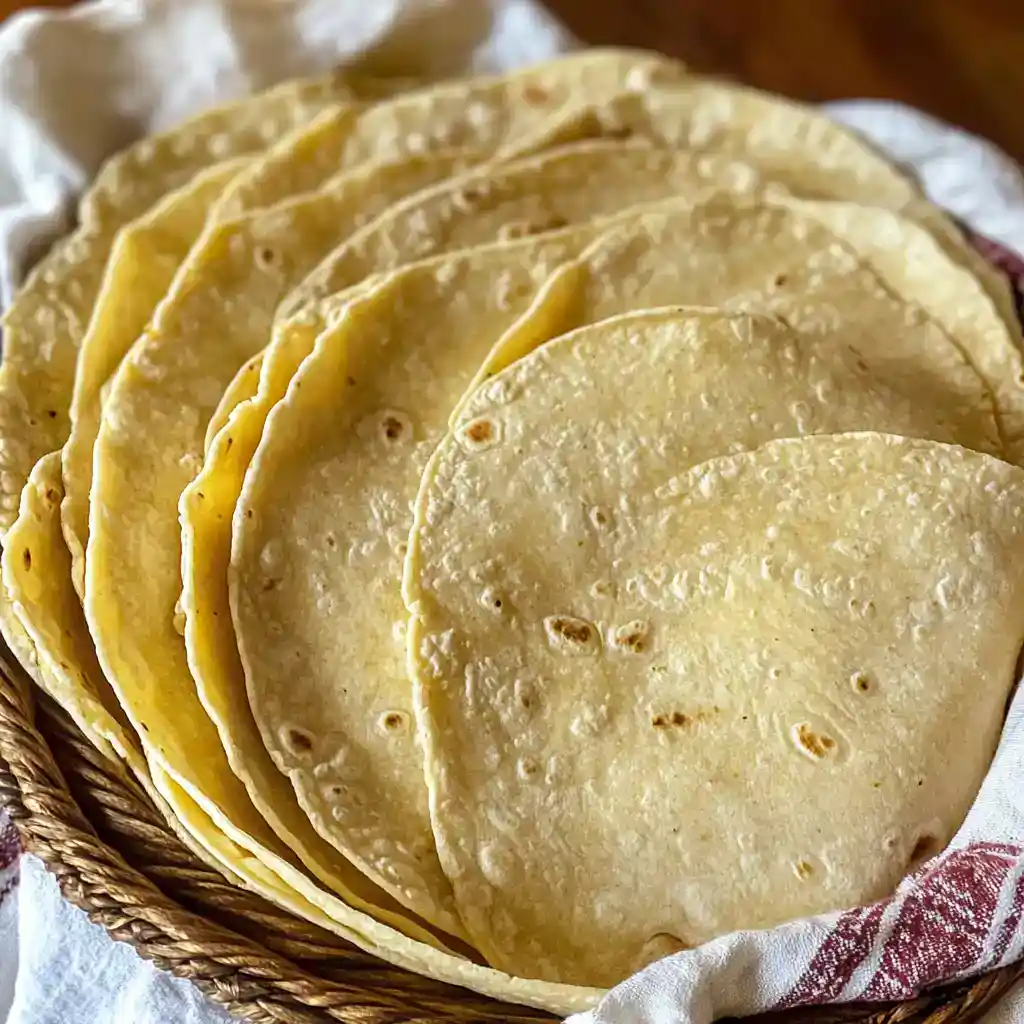 Delicious homemade corn tortillas perfect for tacos, enchiladas, or chips. Easy to make with fresh masa or corn flour for authentic flavor. Ideal for Mexican cuisine and quick dinner ideas.