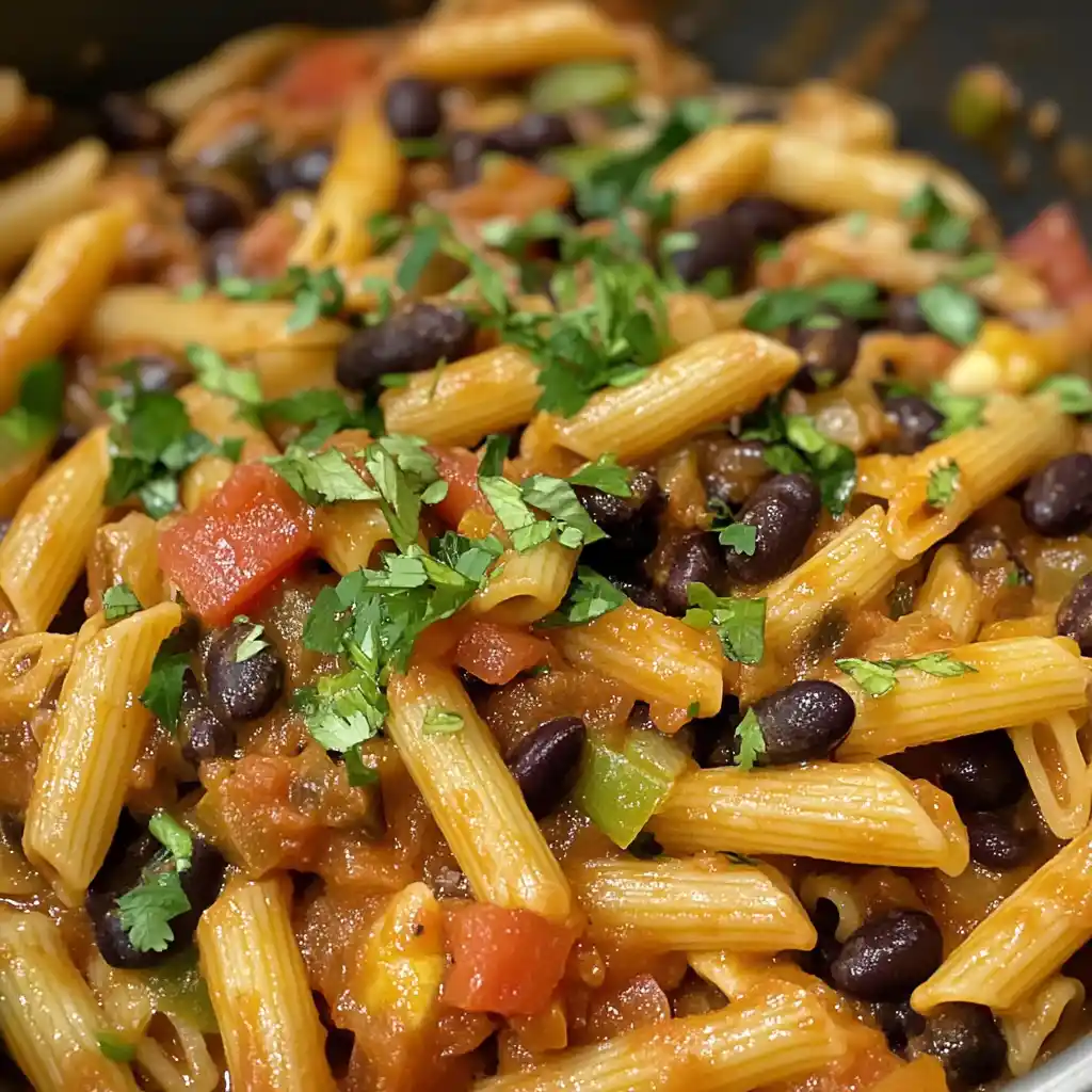 Easy Black Beans and Pasta