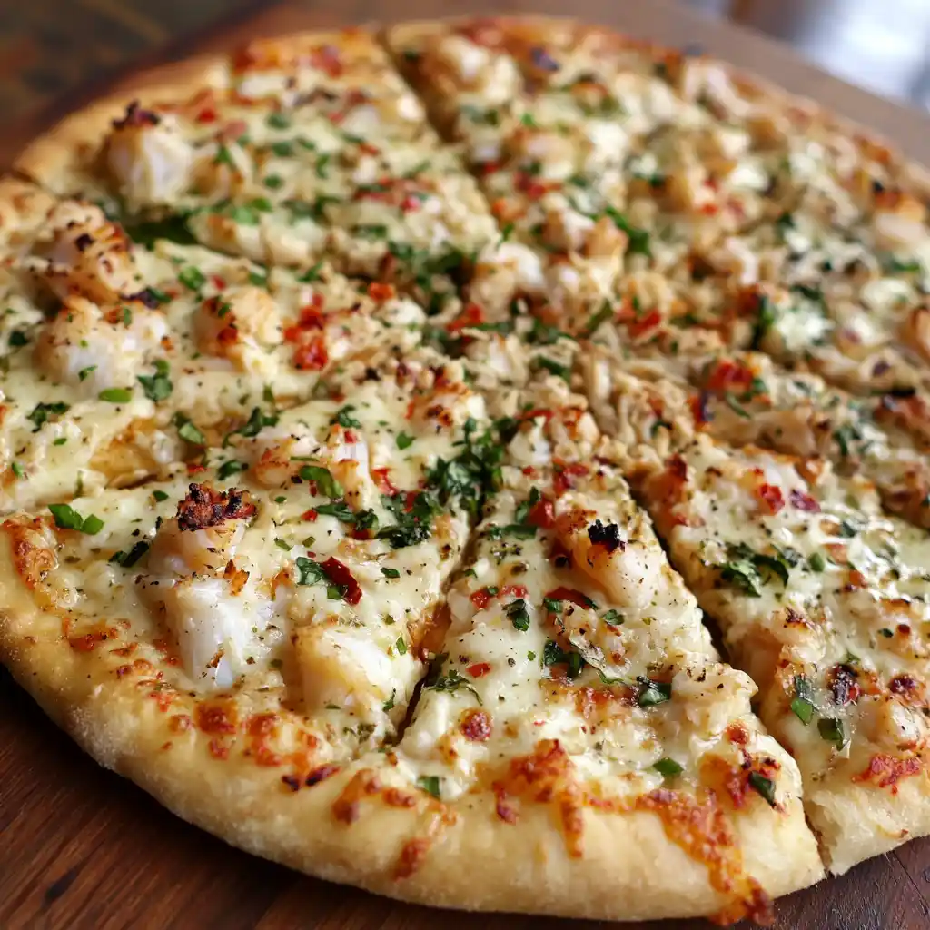 Grilled Crab Pizza