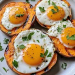 Grilled Eggs with Sweet Potato