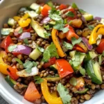 Grilled Lentils stir-fry
