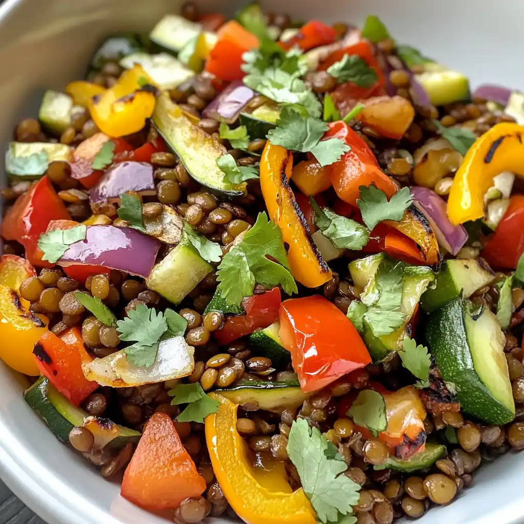Grilled Lentils stir-fry