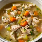 Grilled Turkey soup