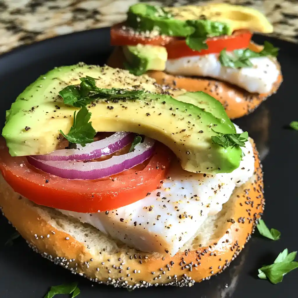 Healthy Cod bagels